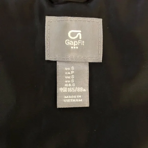 Gap fit small light weight jacket with hot pink zipper - Picture 3 of 5